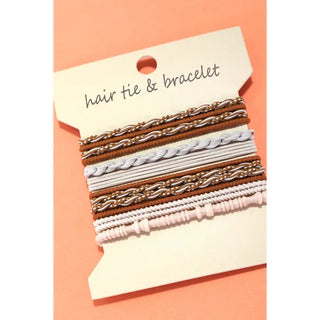 Boho Duo Knot Bracelet Hair Ties