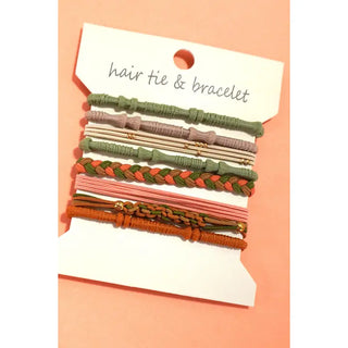 Boho Duo Knot Bracelet Hair Ties