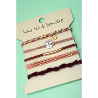 Boho Chic Knot Bracelet Hair Ties