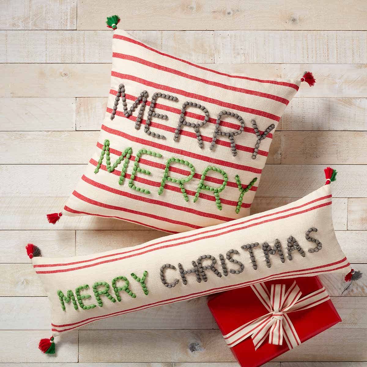 Merry Merry Yarn Pillow Collection
