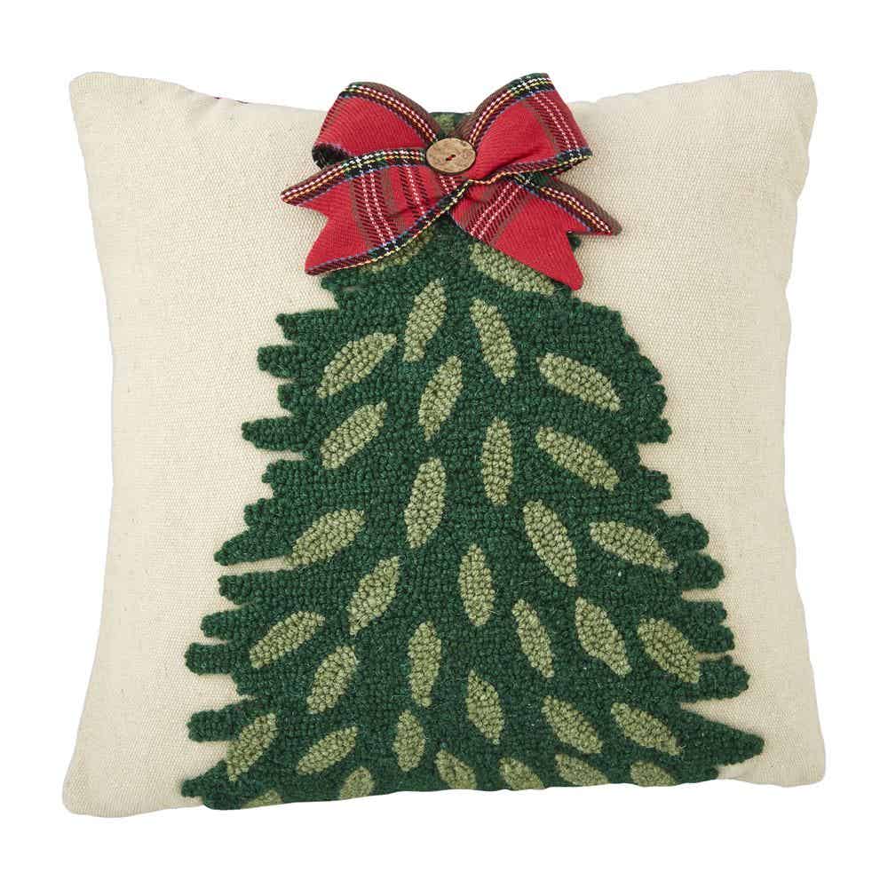 Tree & Wreath Hook Pillow Collection