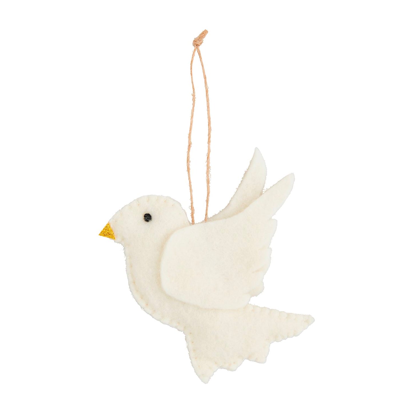 White Felt Ornament Collection