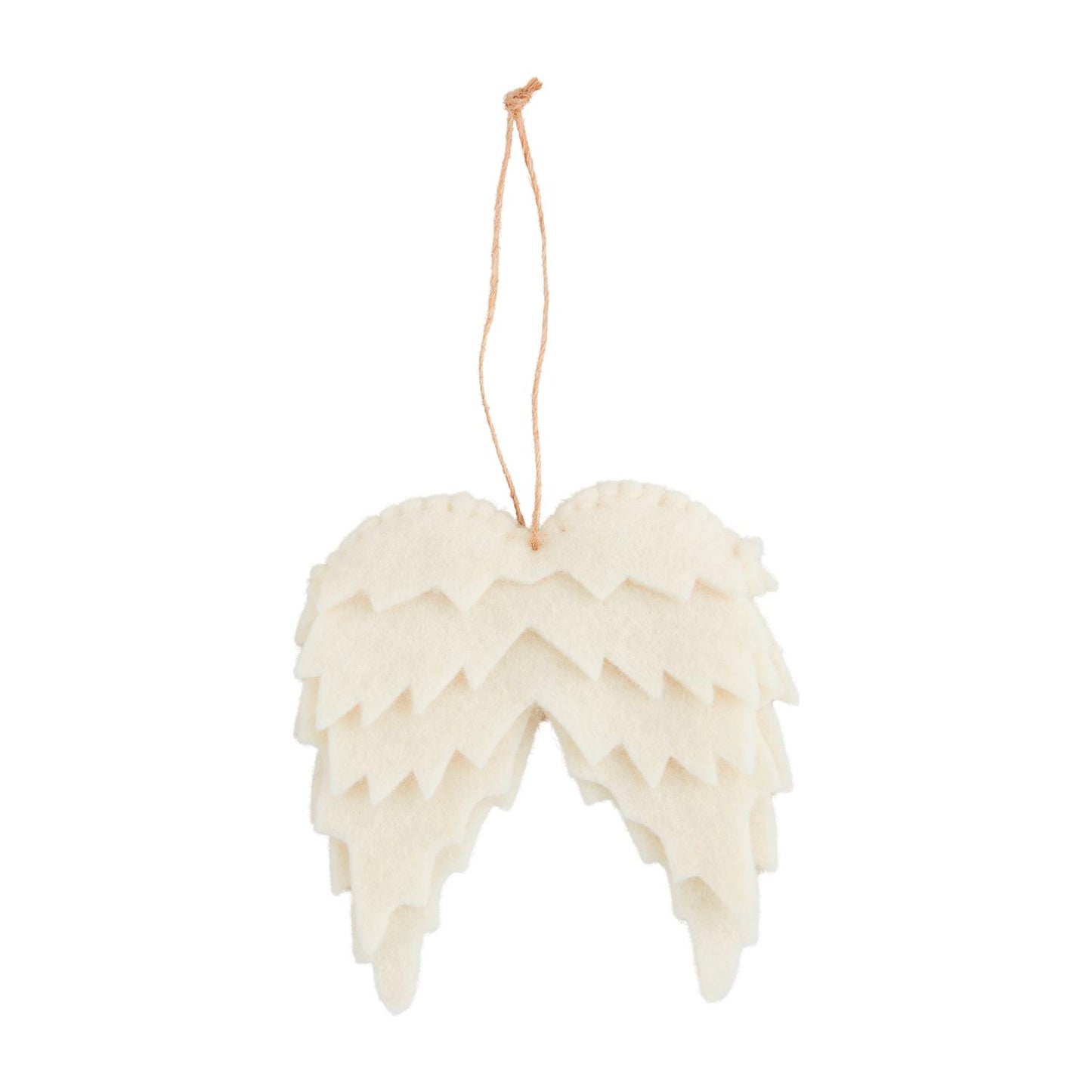 White Felt Ornament Collection