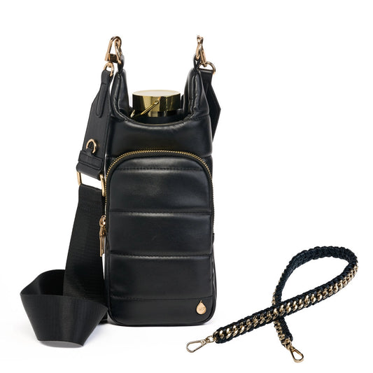 Black Vegan Leather Hydrobag® with Strap Bundle