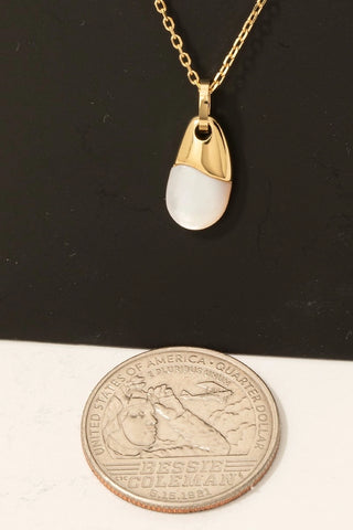 Gold Teardrop Necklace
