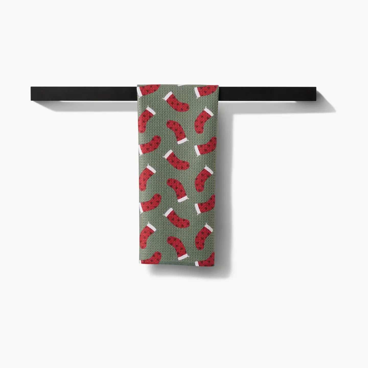 Heart Stockings Tea Towel