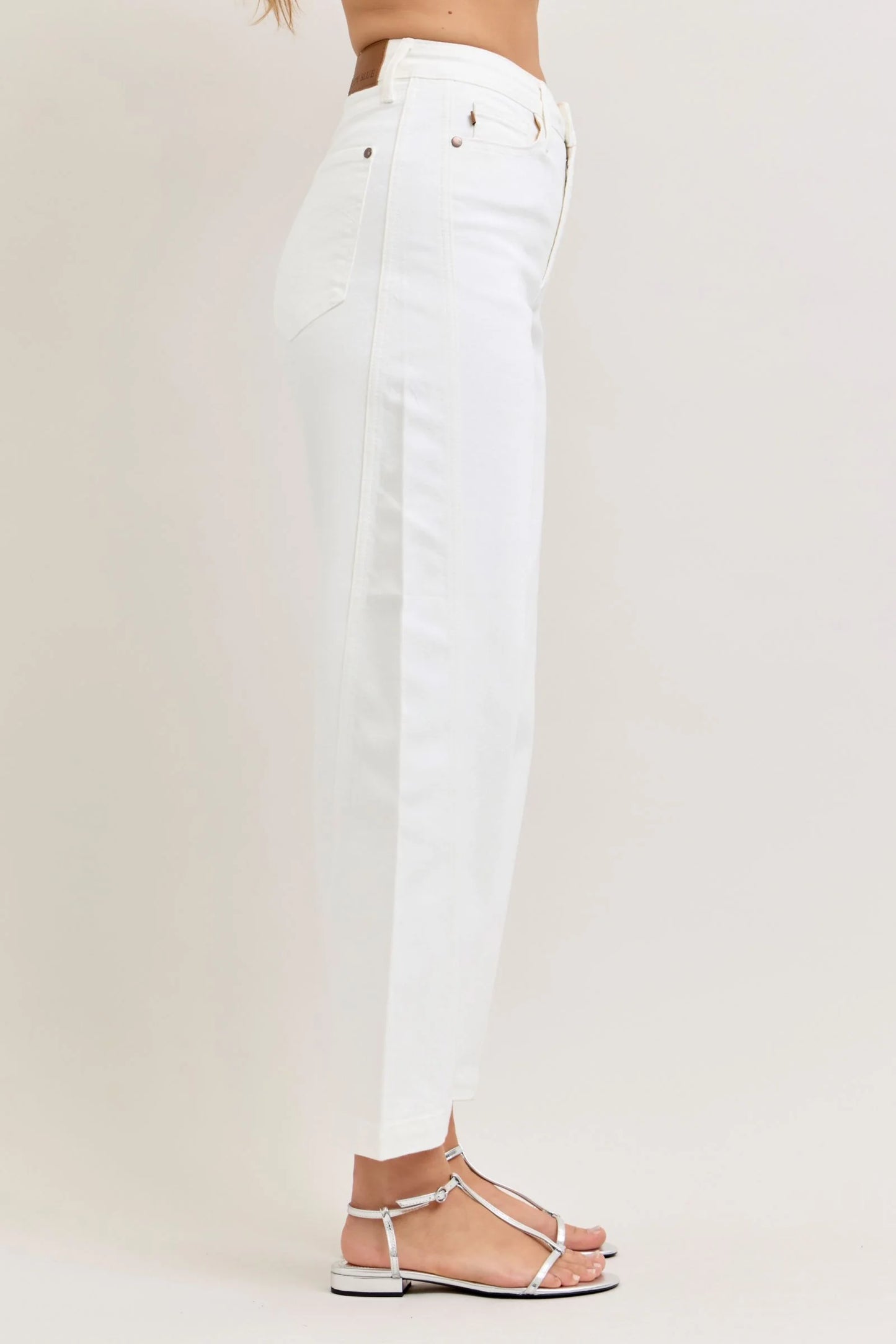 Judy Blue High Waist Rigid Magic White