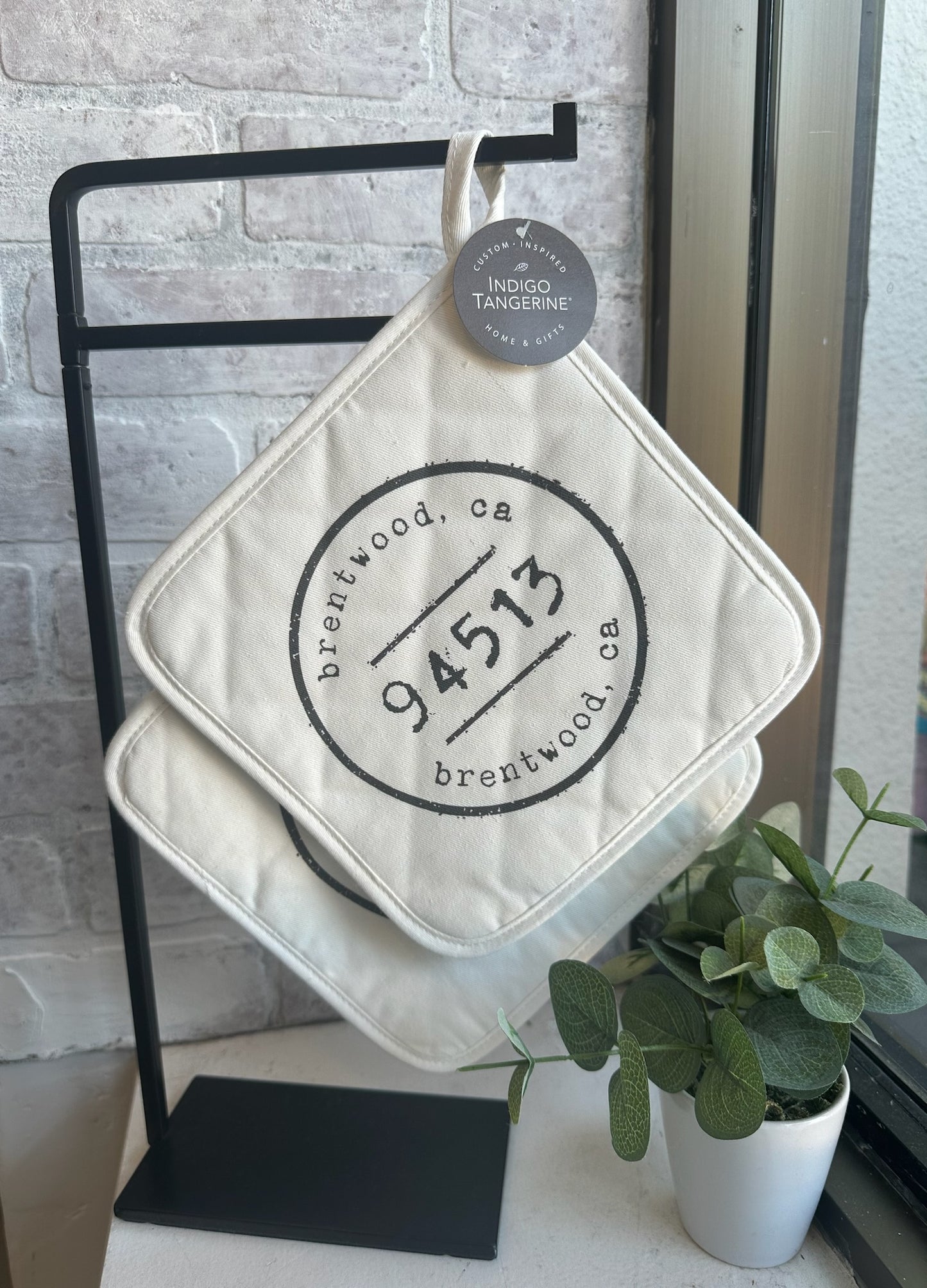 Custom Brentwood Zip Code Pot Holder