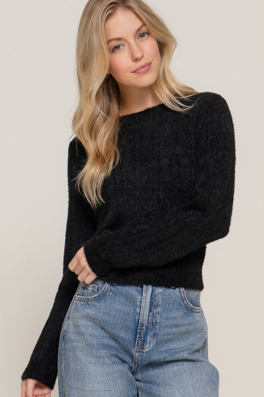 Long Sleeve Crew Neck Sweater