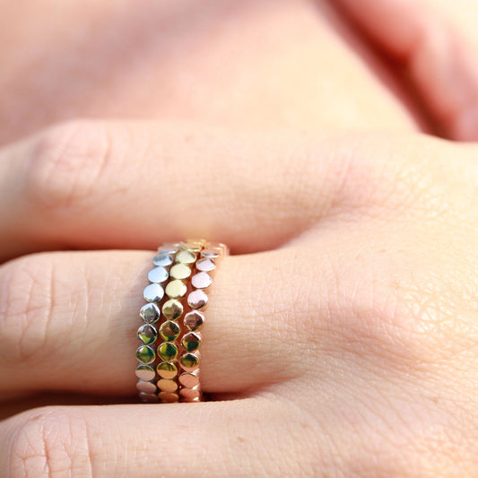 Flat Circle Stacking Ring
