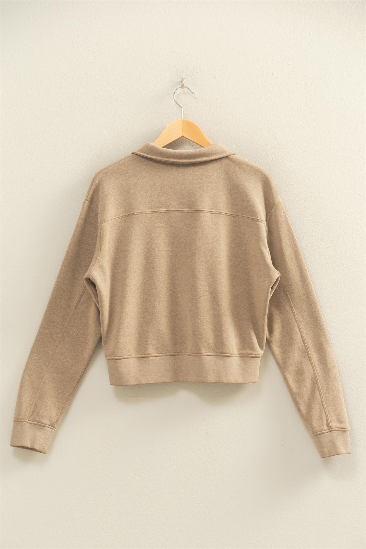 Half-zip Burnout French Terry Pullover