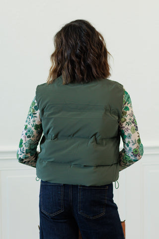 Puffer Vest with Zipper Pockets