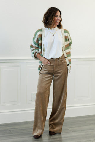 Pistola Jadyn Low Slung Palazzo Pant in Camel