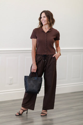 Theo Drawstring Pant - Hot Toddy