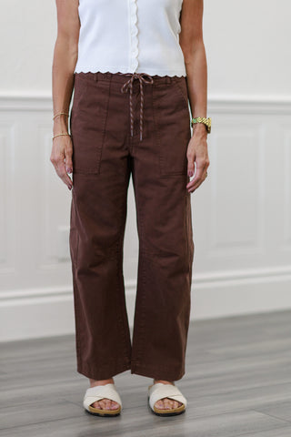 Pistola: Sabrina Curved Utility Pants - Lindt