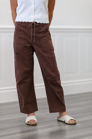 Pistola: Sabrina Curved Utility Pants - Lindt