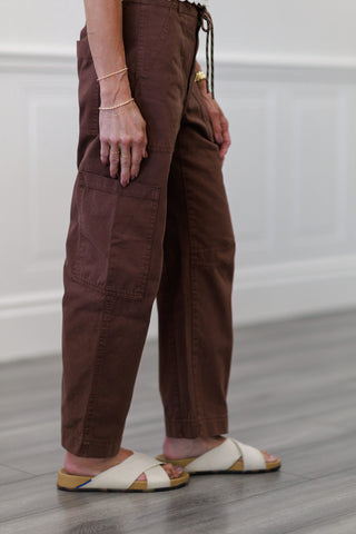 Pistola: Sabrina Curved Utility Pants - Lindt
