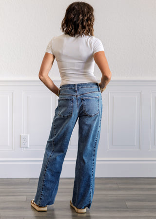 Charlotte High Rise Wide Leg Jeans