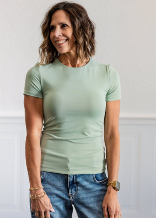 Roxi Signature Second Skin Top in Ivy Green