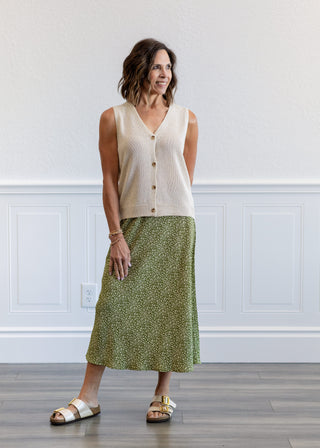 V-Neck Knit Vest