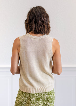 V-Neck Knit Vest