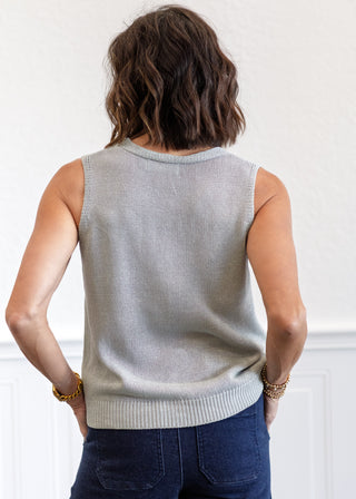 V-Neck Knit Vest