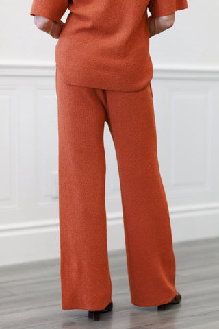 Soft Knit Sweater Set in Ginger