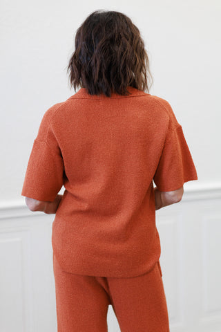 Soft Knit Sweater Set in Ginger