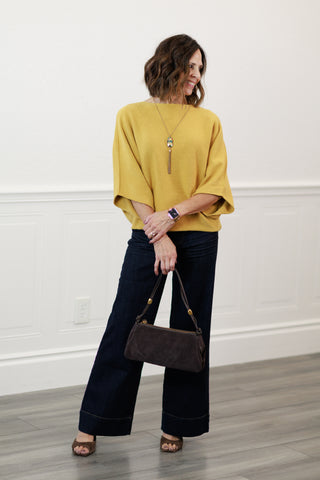 Kut from the Kloth Maya High Rise Fab Ab Wide Leg Jeans