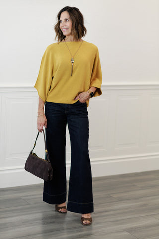 Kut from the Kloth Maya High Rise Fab Ab Wide Leg Jeans
