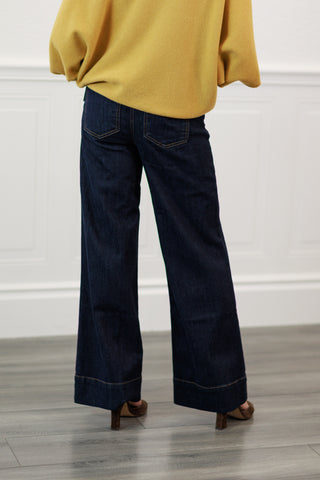 Kut from the Kloth Maya High Rise Fab Ab Wide Leg Jeans