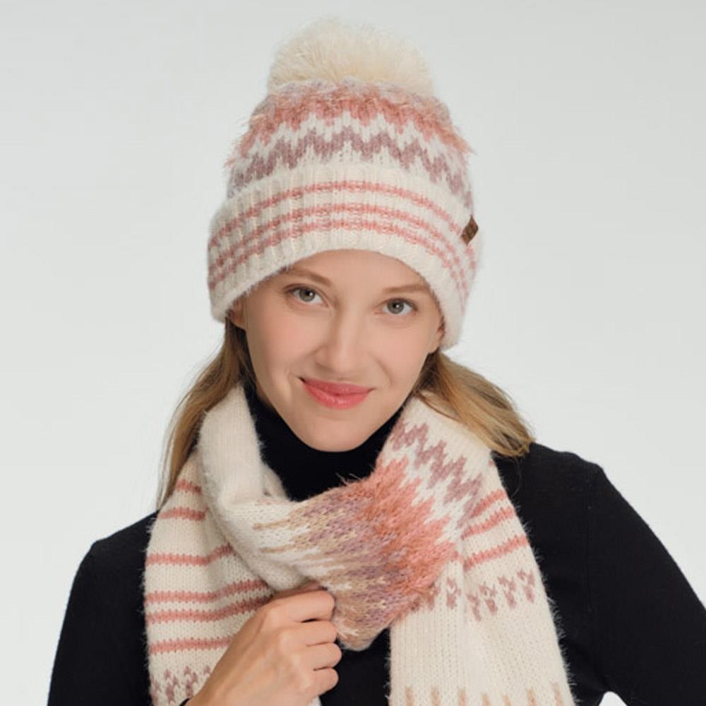 C.C. Multi Color Chevron Scarf