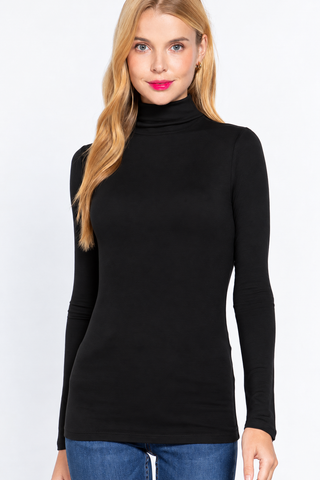 Lightweight Mock Neck Long Sleeve Collection