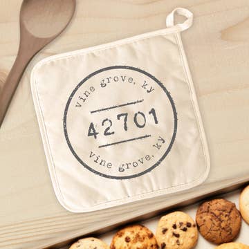 Custom Brentwood Zip Code Pot Holder