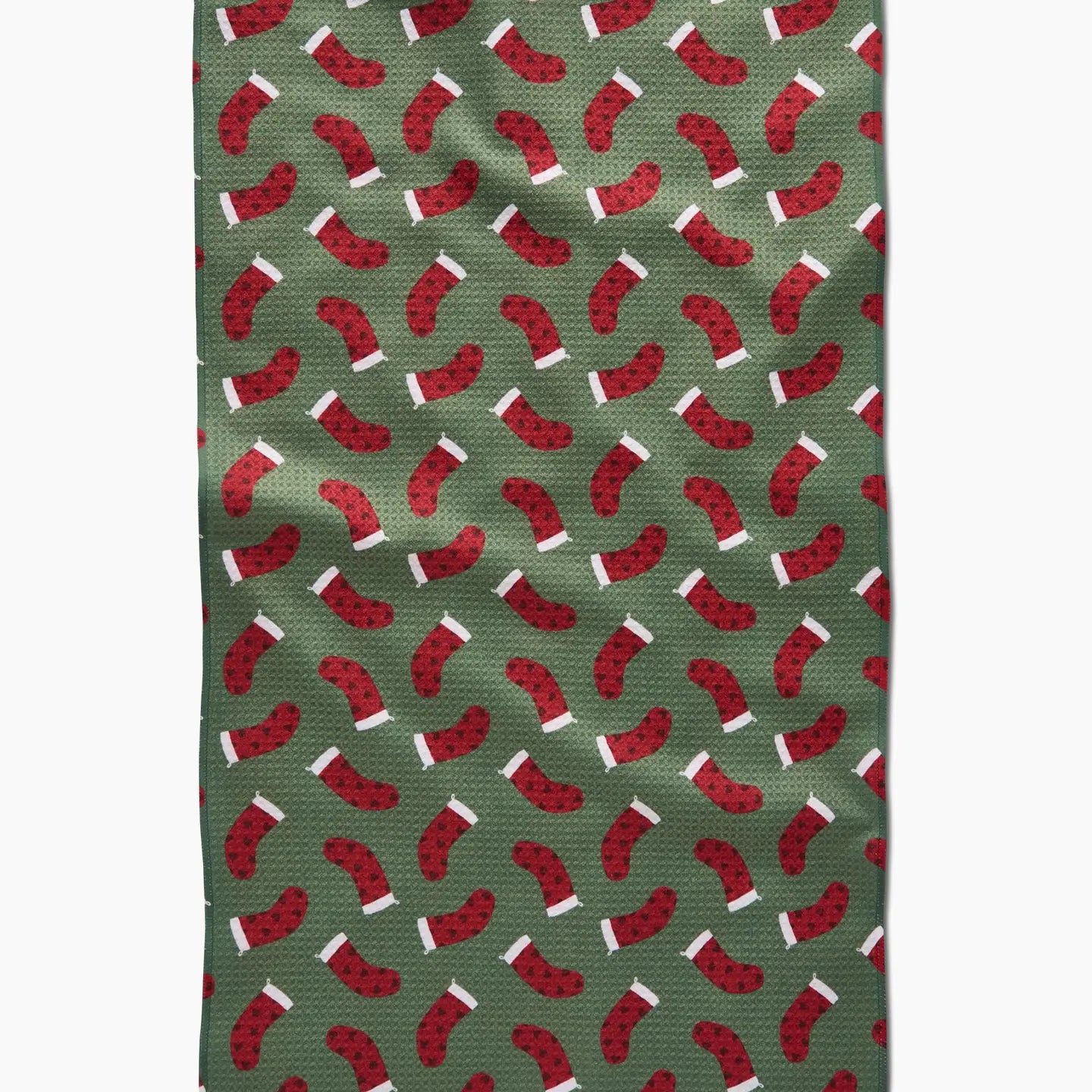 Heart Stockings Tea Towel