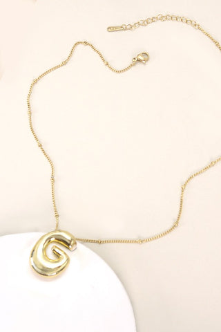 Bubble Letter Necklace
