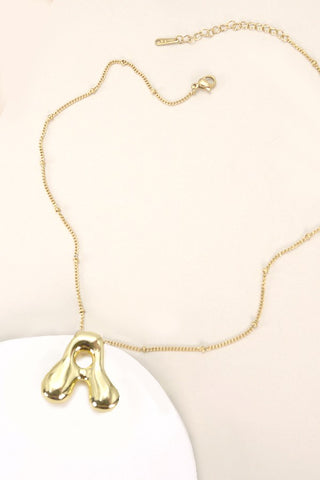 Bubble Letter Necklace