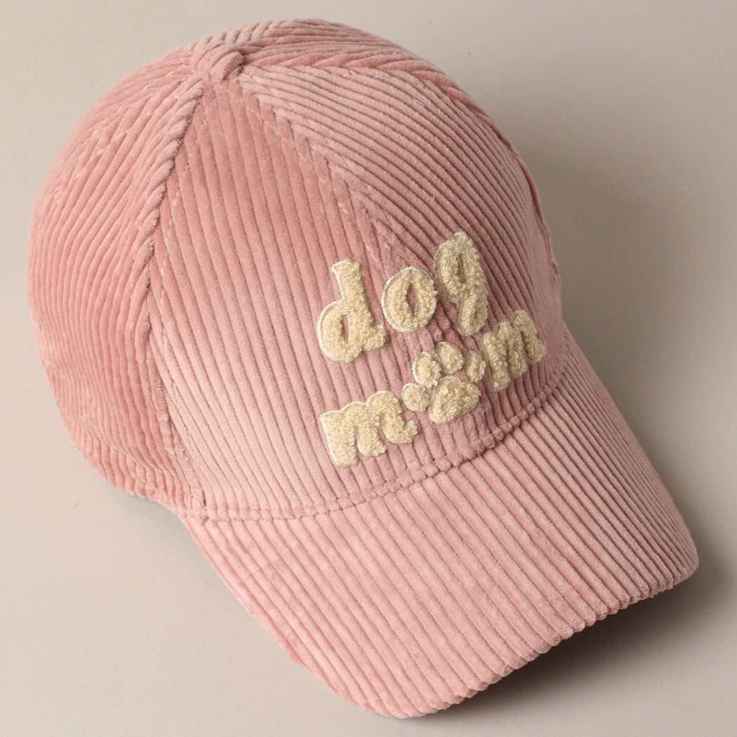 Corduroy Dog Mom Cap