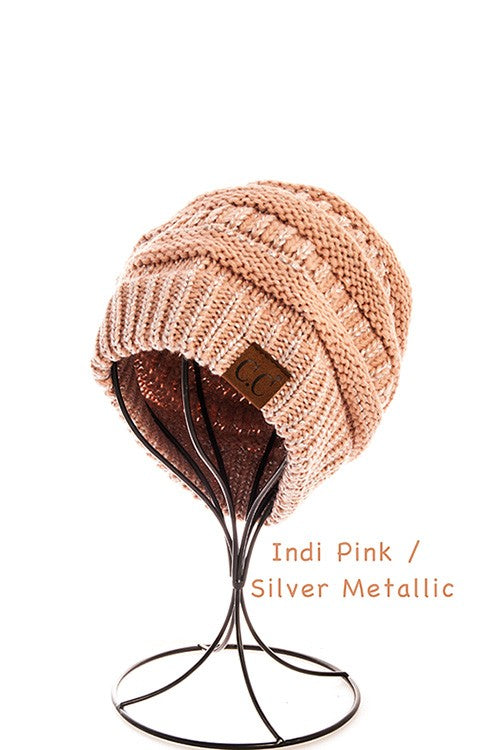 C.C. Metallic Beanie