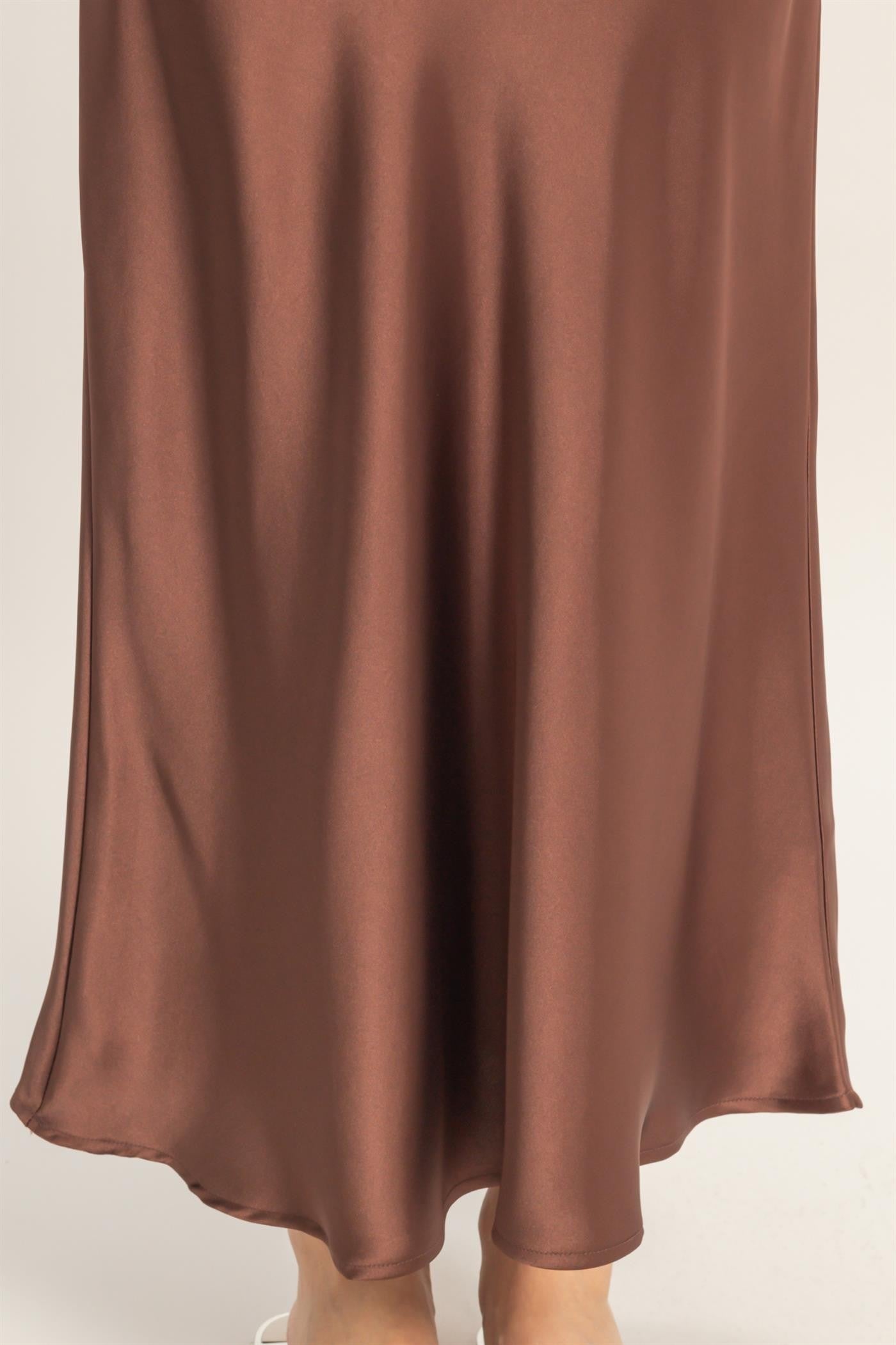 Satin Maxi Skirt
