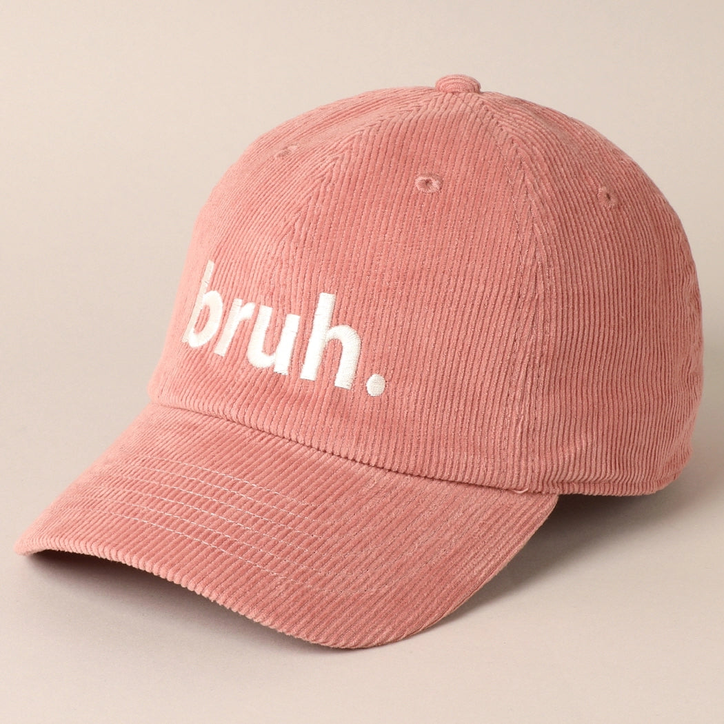 Corduroy Bruh Cap