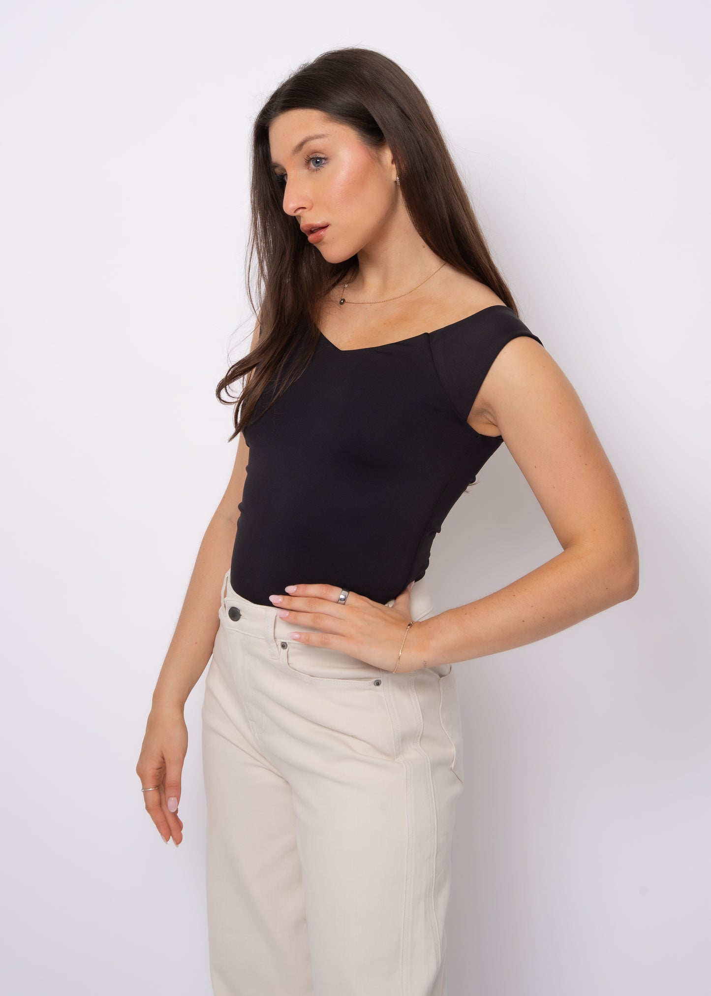 Second Skin Off Shoulder Top