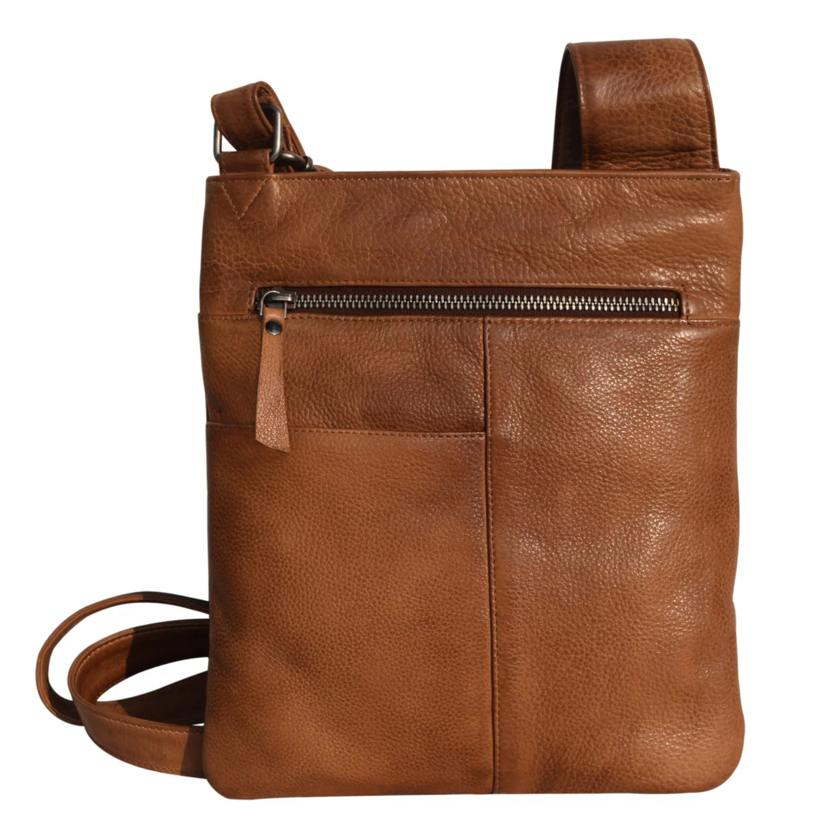 Athena Crossbody in Cognac