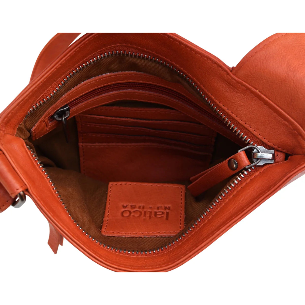 Athena Crossbody in Cognac