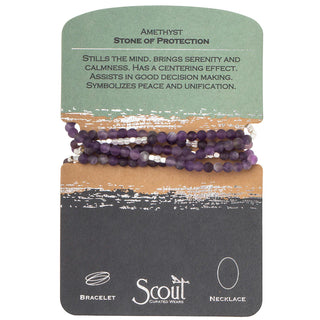 Stone Wrap Bracelet - Stone of Protection