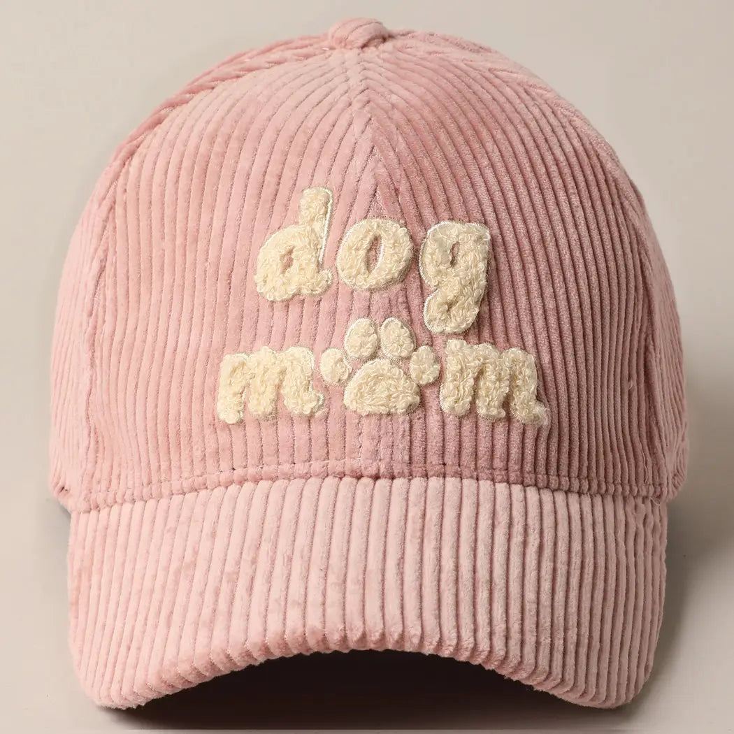 Corduroy Dog Mom Cap