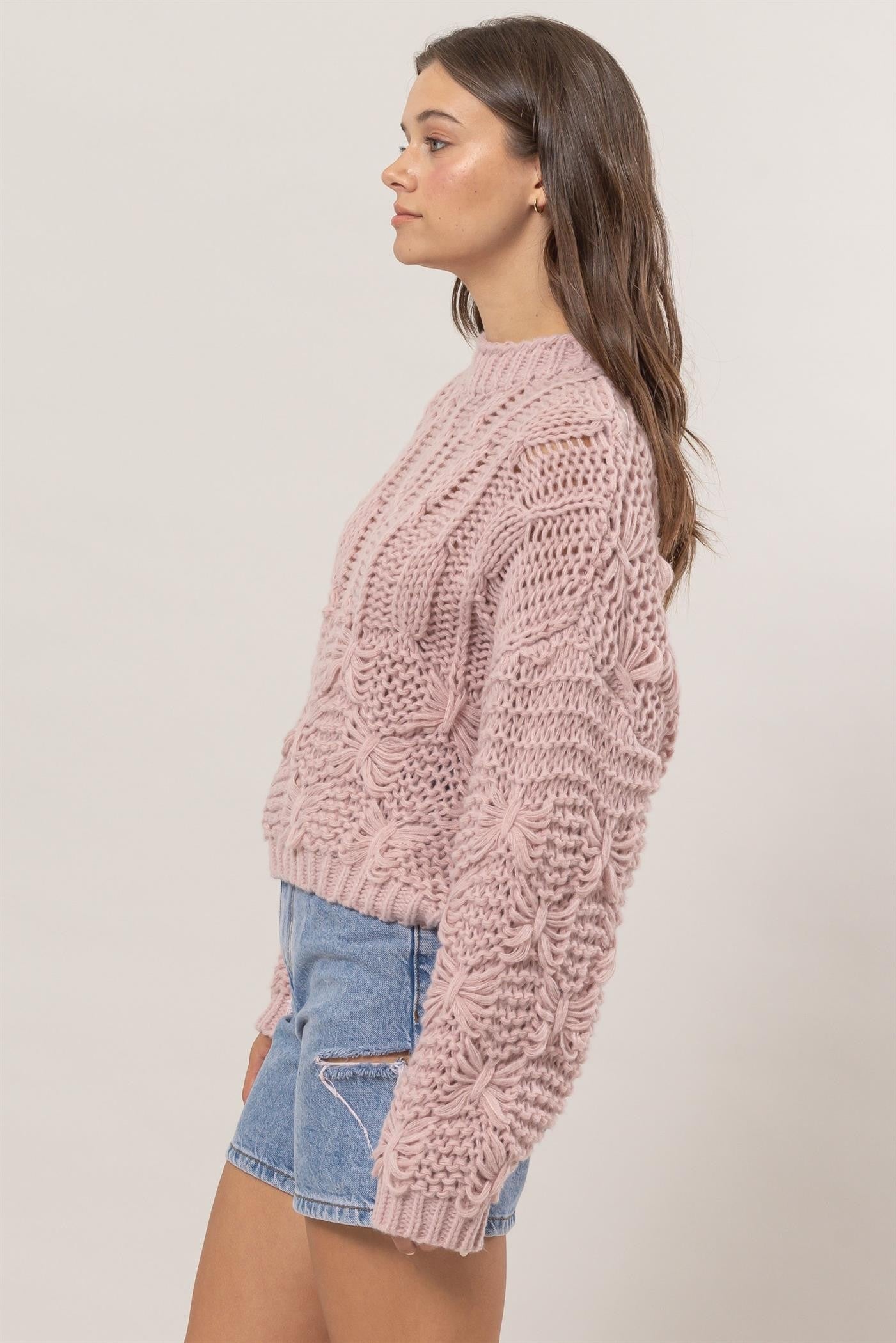 Chunky Cable Knit Sweater