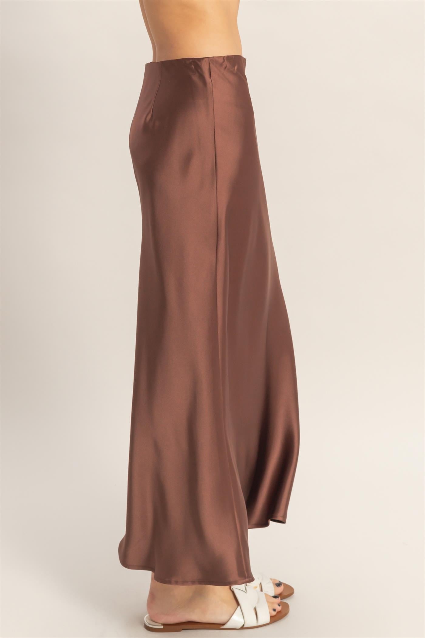 Satin Maxi Skirt