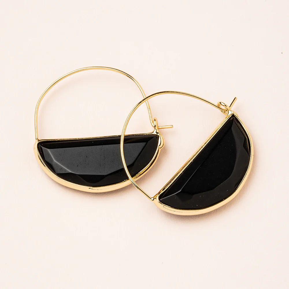 Stone Prism Hoop Collection