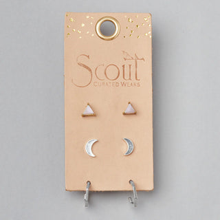 Ella Stud Trio Set in Silver